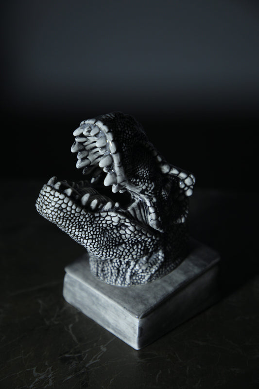 Jurassic Tyrannosaurus Rex ceramic incense burner